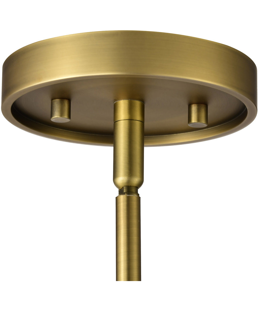 Valentine 3-Light Pendant Vintage Brass