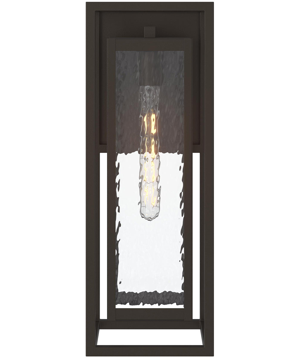 Shaw 19.5 inch 1 Light Outdoor Wall Light with Clear Glass Antique Bronze