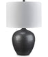 Ladstow Ceramic Table Lamp Black