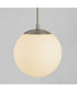 Luna Pendant Satin Nickel