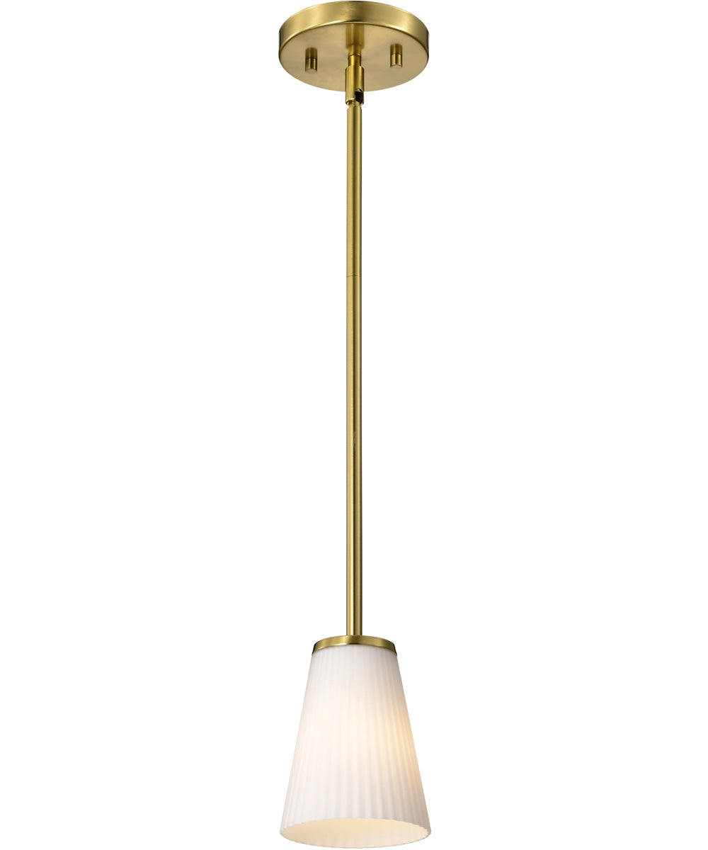 Royale 1-Light Pendant Burnished Brass