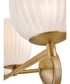 Ava 3-Light Medium Three Light Vanity in Lacquered Brass