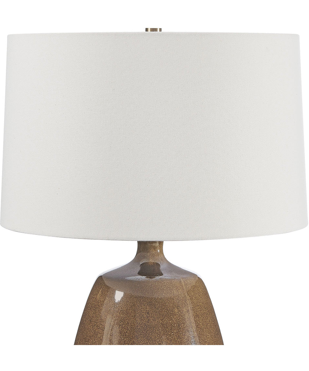 Vinson Glossy Brown Table Lamp
