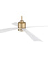 Rhett 52" 4-Blade Indoor/Outdoor Ceiling Fan Damp Rated 1-Light Fan Satin Brass