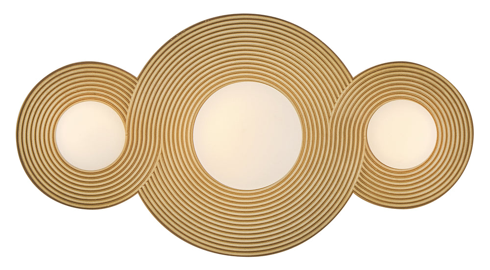 Rhea LED-Light Small LED Vanity in Heritage Brass