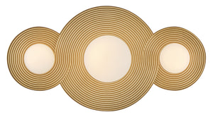 Rhea LED-Light Small LED Vanity in Heritage Brass