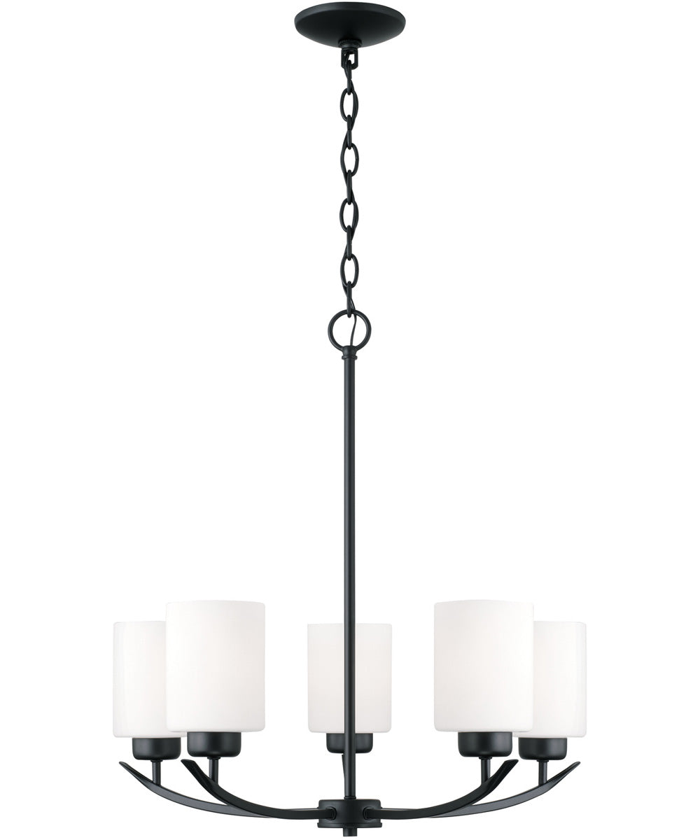 Dixon 5-Light Chandelier Matte Black