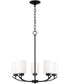 Dixon 5-Light Chandelier Matte Black