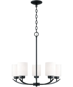 Dixon 5-Light Chandelier Matte Black
