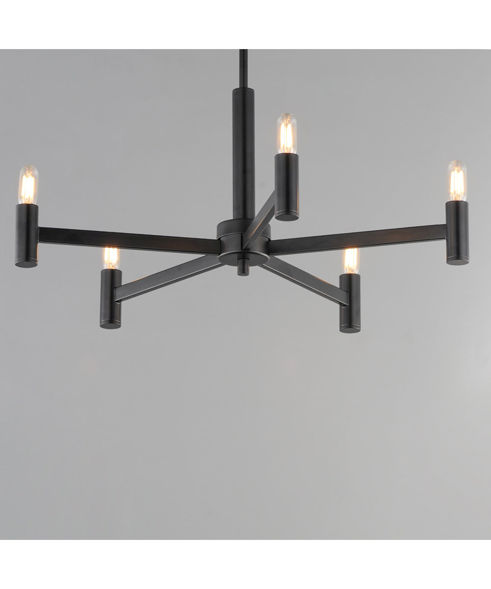 Emana 5-Light Chandelier Black