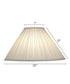 7x20x12 Honey Beige Winchime Empire Softback Lampshade