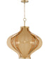 Monroe 3-light Pendant Aged Brass