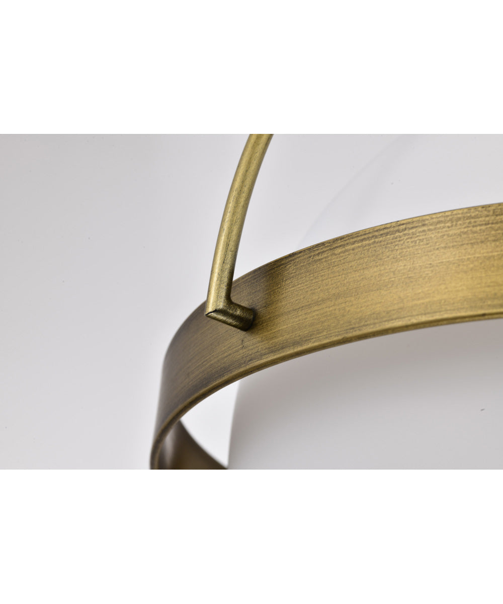 Lakeshore 1-Light Pendant Natural Brass