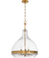 Tilbrook 3-light Pendant Brushed Brass