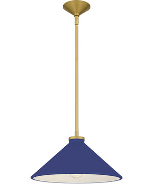 Bradbury 1-light Pendant Brushed Gold