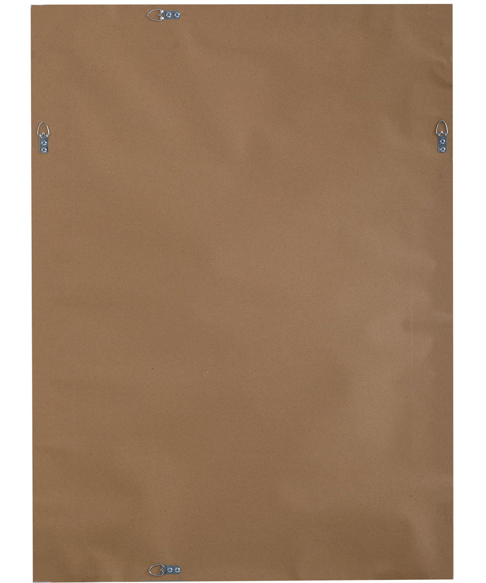 26x36" Wall Mirror Slightly Raised in Silver Tones