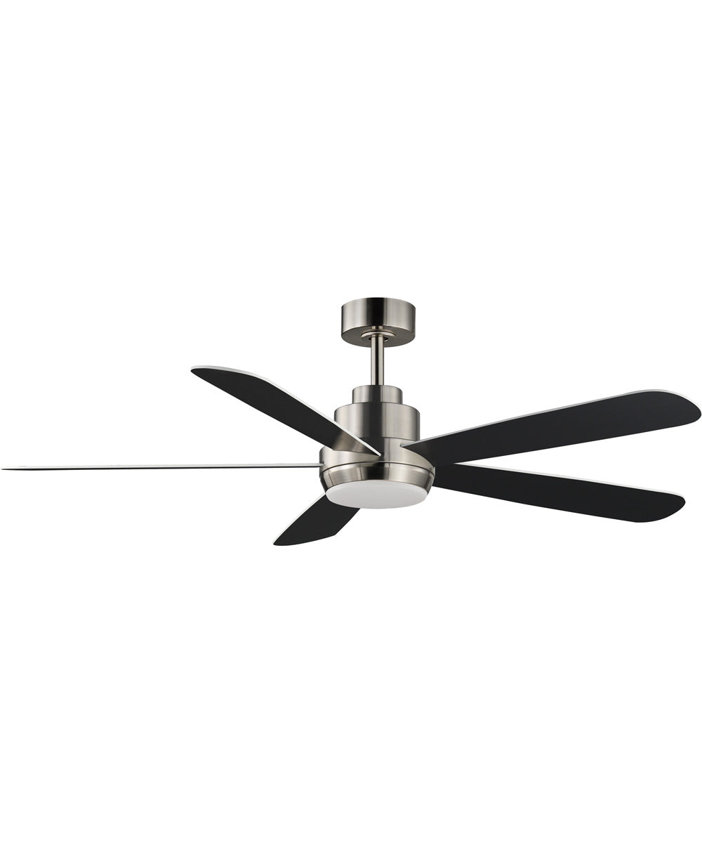 Daisies 60 inch 5-Blade Fan w LED Satin Nickel