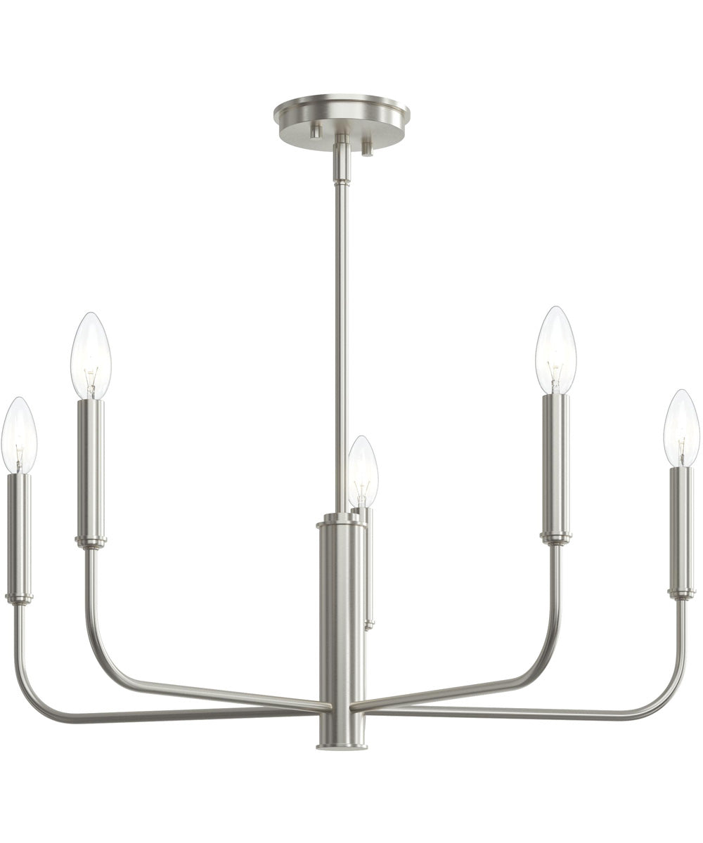 Reines 5-Light Medium Chandelier Brushed Nickel