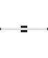 Phase 6.1 36 in. 5CCT Integrated LED Linear Vanity Light Black