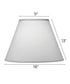 9x18x13 White Butcher Linen Empire Hardback Lampshade