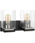 Crossroads 2-Light Vanity & Wall Matte Black