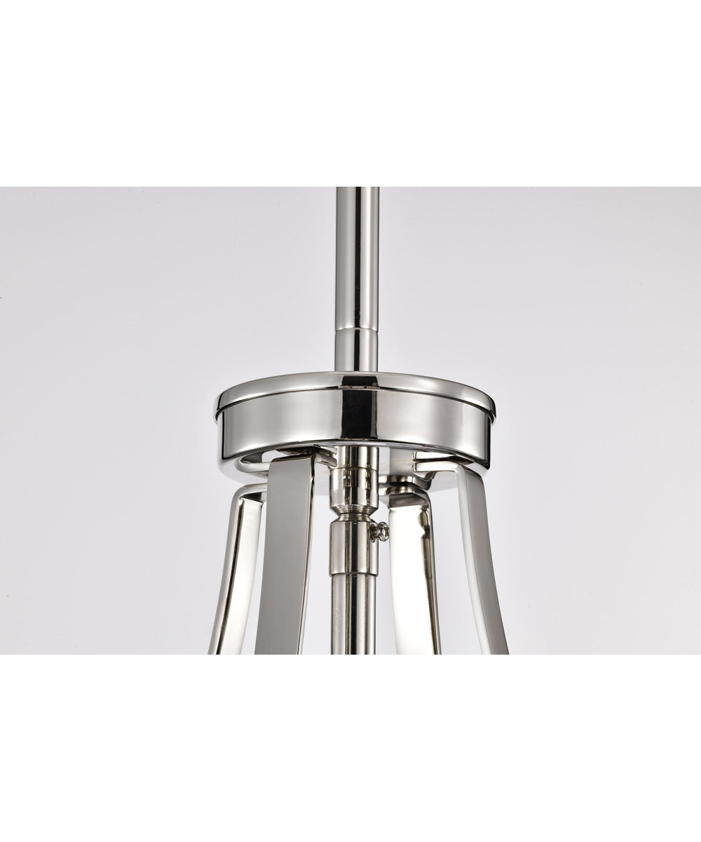 Easton 1-Light Pendant Polished Nickel
