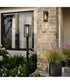 Shaw 19 Inch 1 Light Outdoor Post Light with Clear Glass Antique Bronze