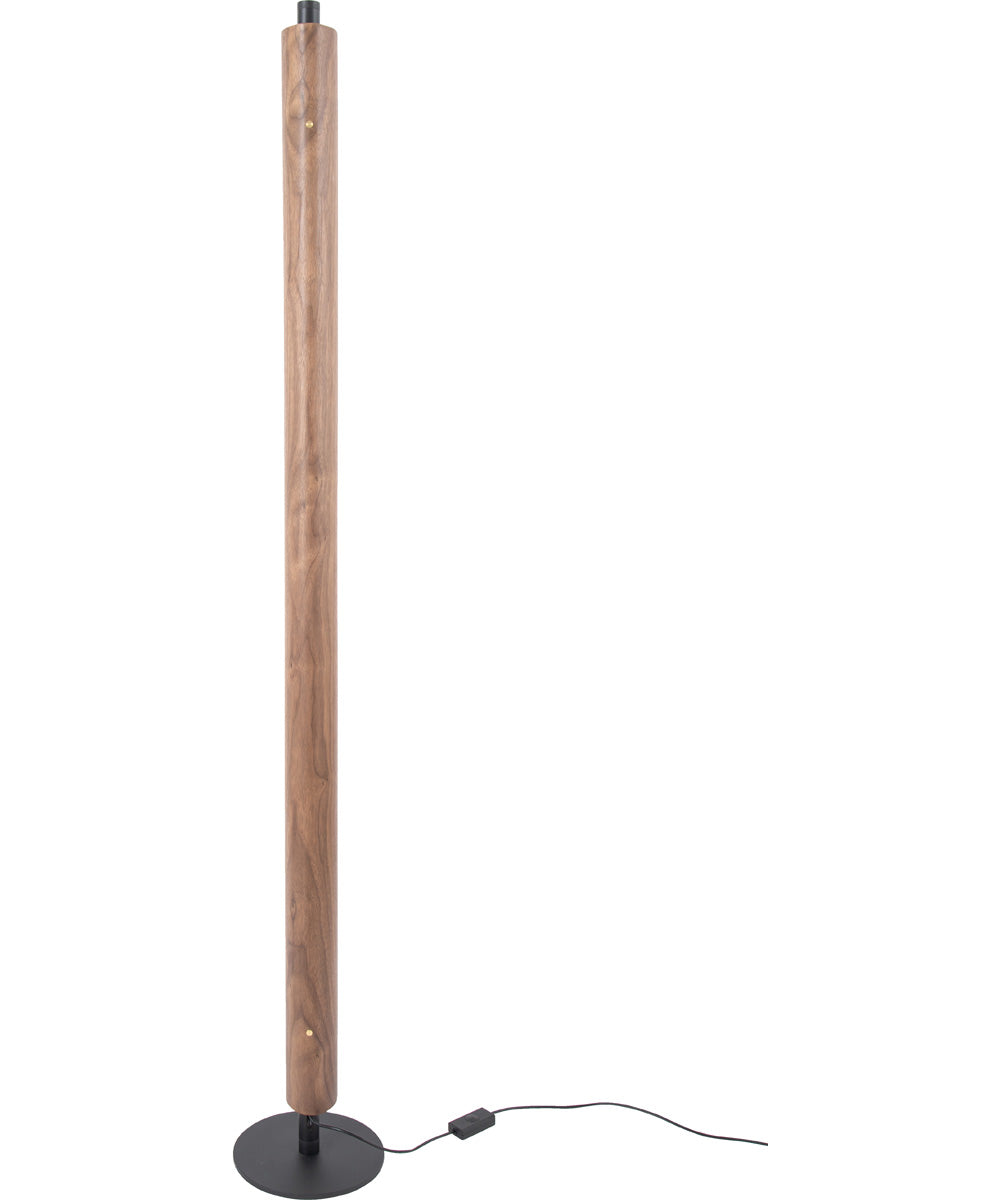 Cameron 1-Light Lighting Flat Black/Walnut