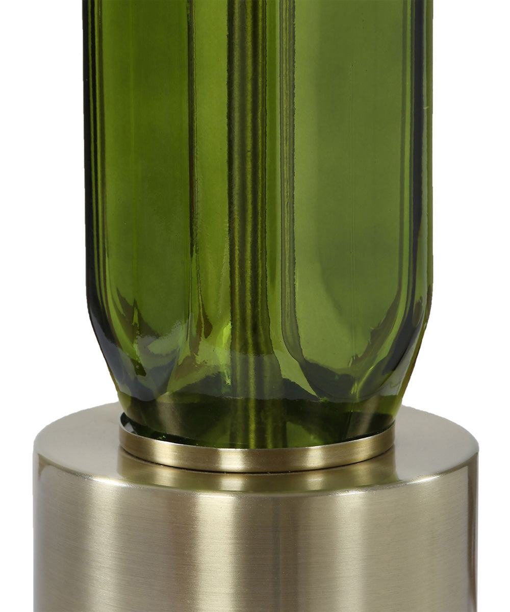 Aspis Green Glass Table Lamp