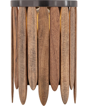 Marimba Wall Sconce Walnut