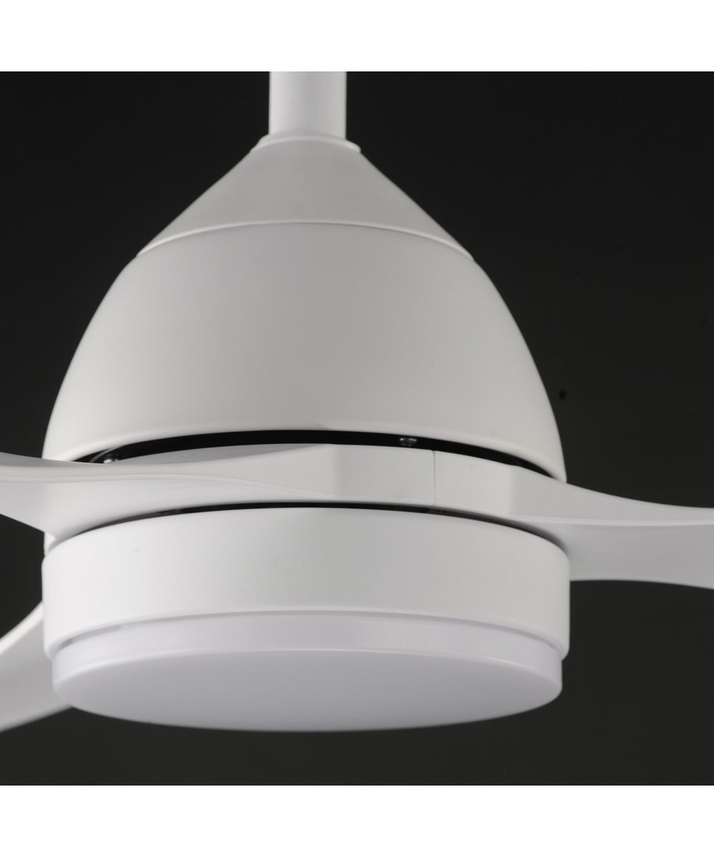 Drifter 52 inch Outdoor Fan w LED Matte White