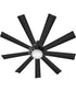 Turbine 60" LED Smart Fan Matte Black