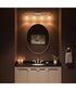 Reines 4-Light Bath Vanity with Clear Glass Shades Brushed Nickel