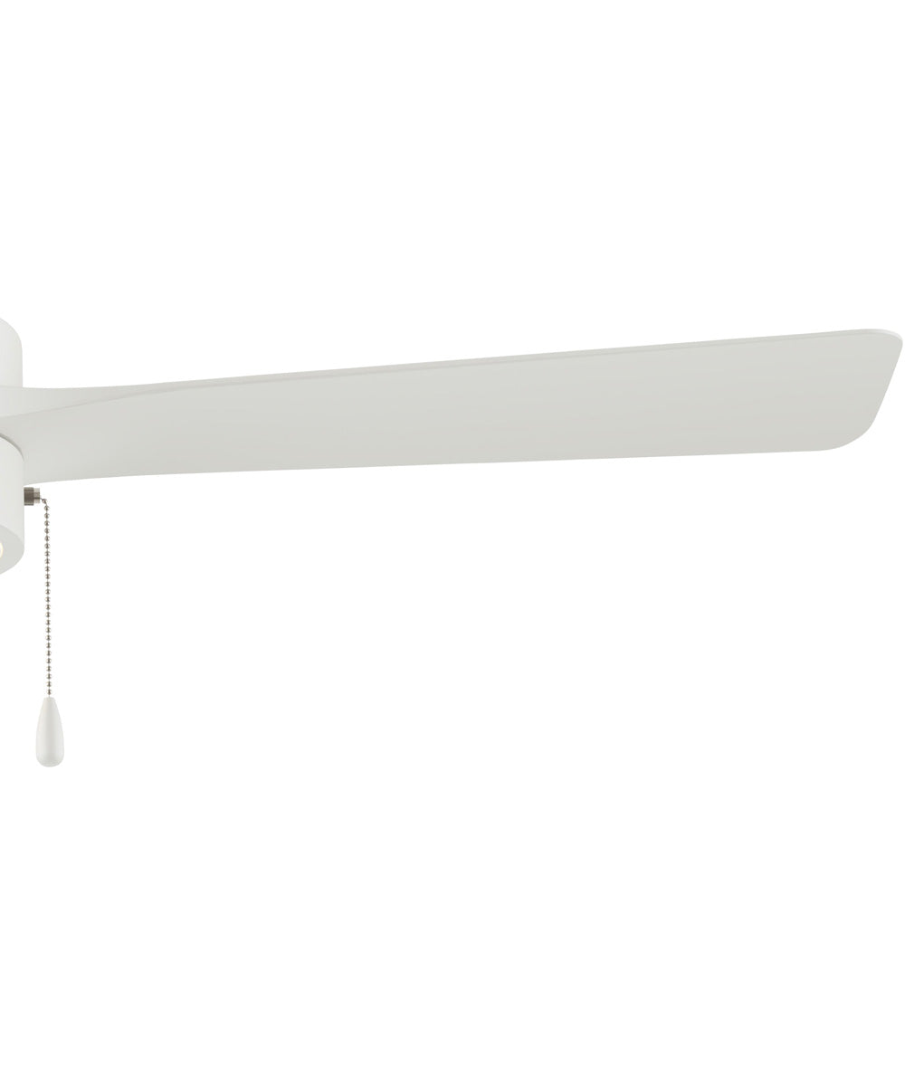 Axion I 52 in. 3-Blade Modern LED Ceiling Fan Matte White