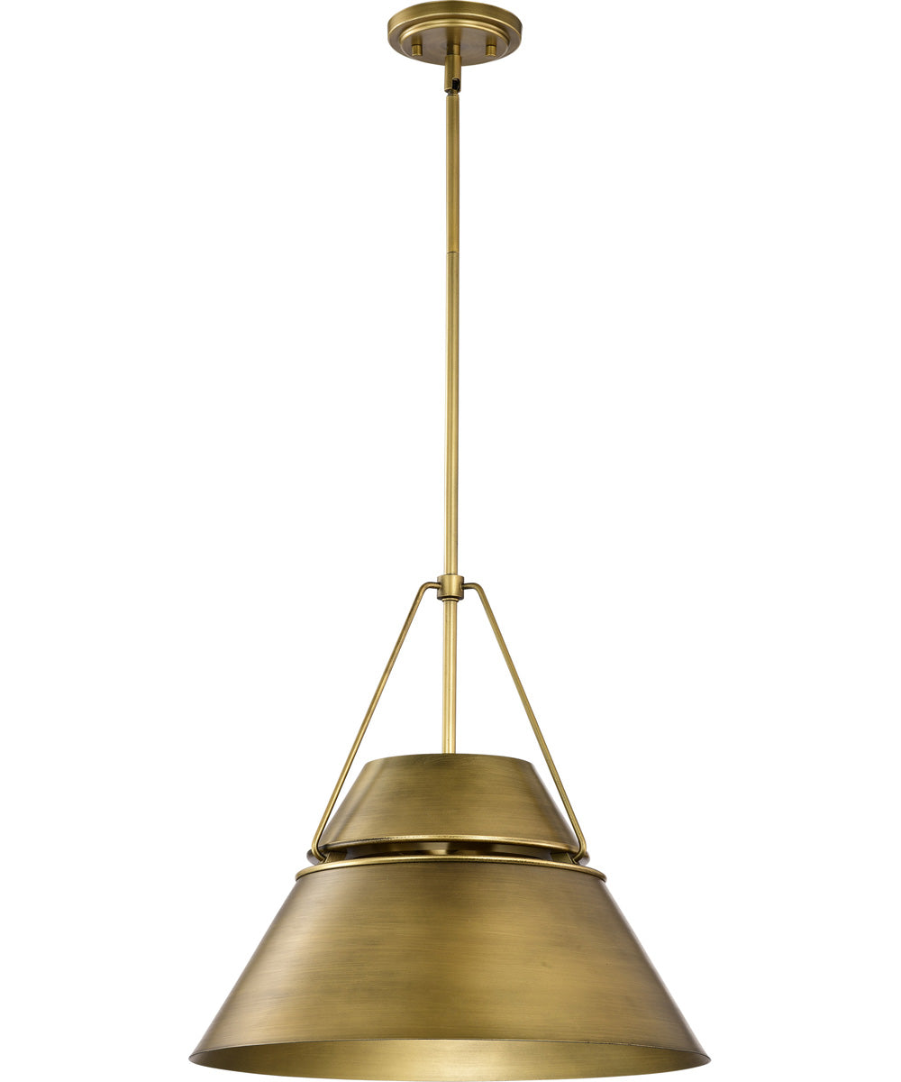Adina 3-Light Pendant Natural Brass