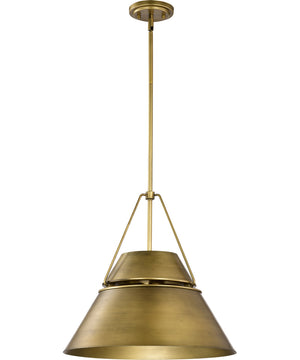Adina 3-Light Pendant Natural Brass