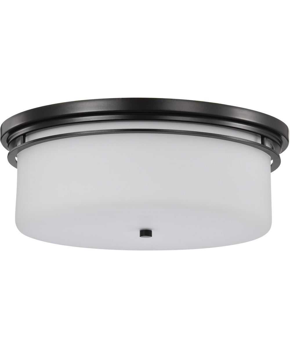 Warren 2-Light Close-to-Ceiling Gun Metal