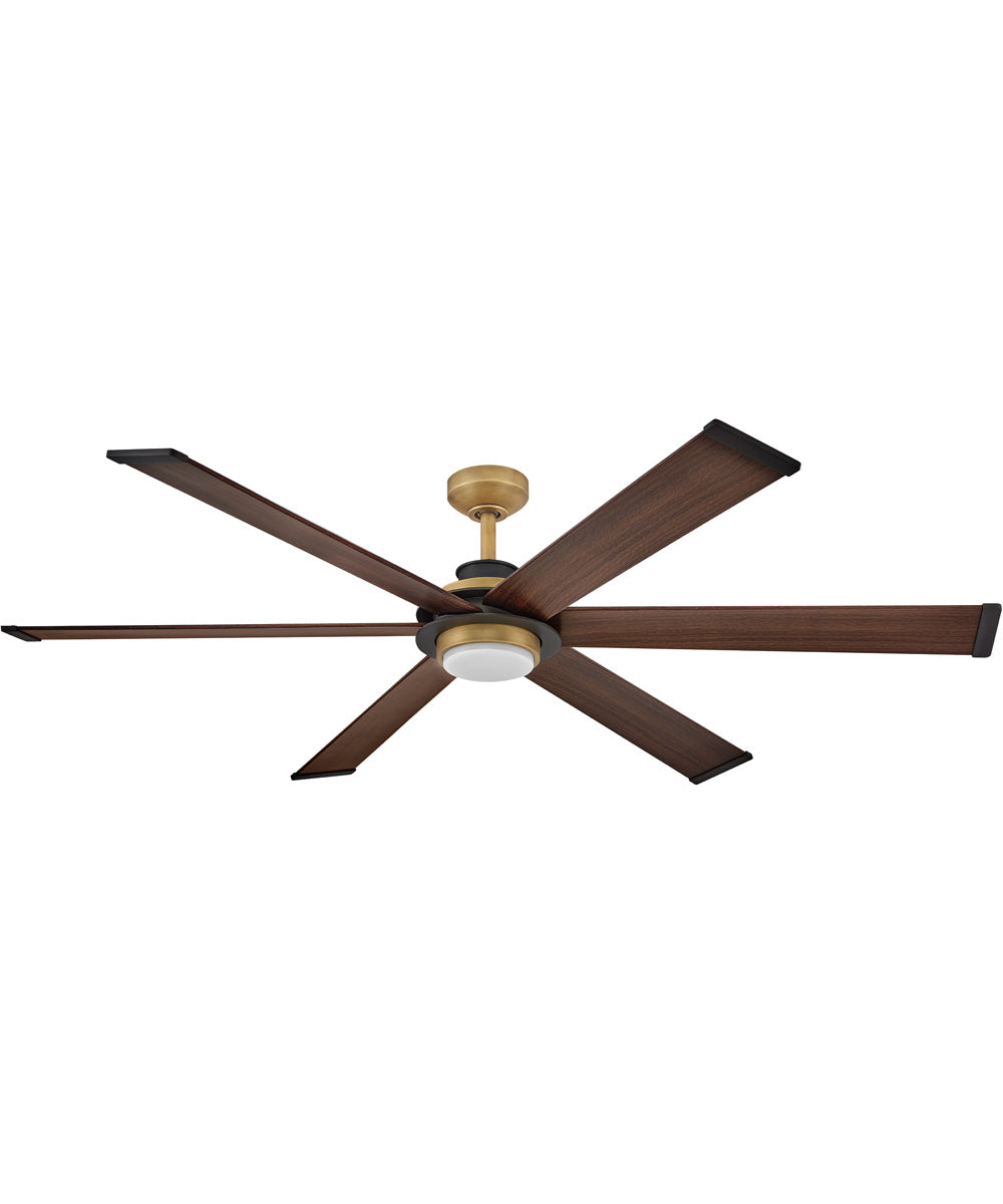 Andros 64" LED Smart Fan Heritage Brass