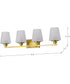 Lune 4-Light Vanity & Wall Vintage Brass
