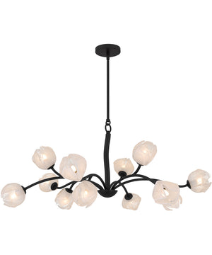 Walker 12-light Chandelier Matte Black