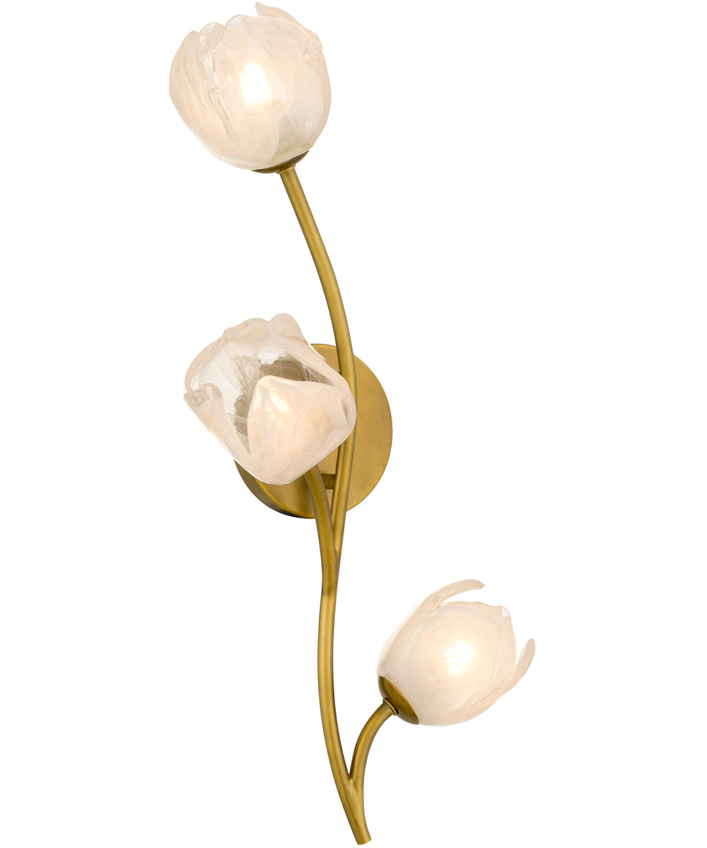 Walker 3-light Wall Sconce Vintage Brass