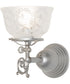 7" Wide Gas & Electric Wreath & Garland Wall Sconce