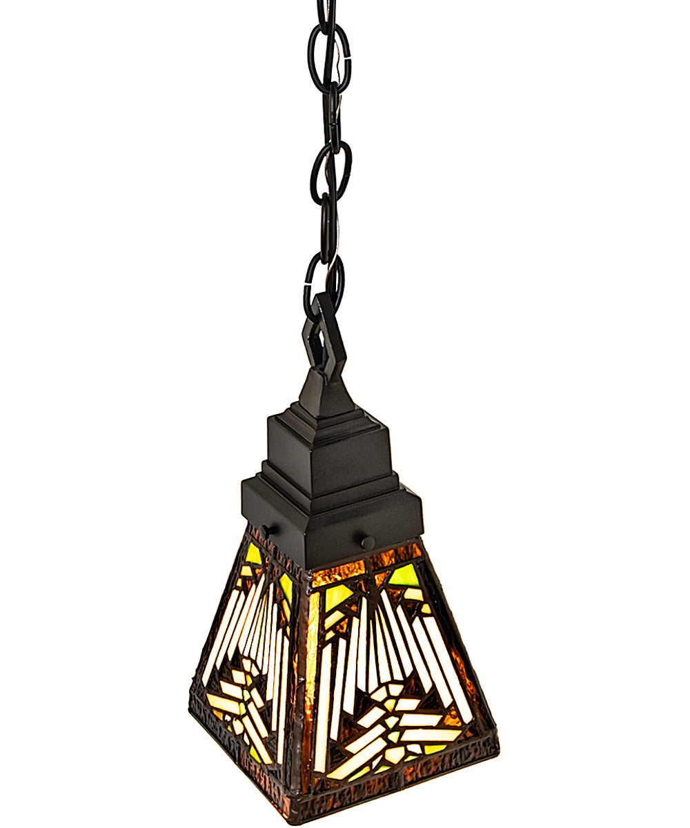 5" Square Nuevo Mission Mini Pendant