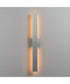 Alumilux Line 5CCT 24 inch LED Outdoor Wall Sconce Satin Aluminum
