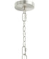 Jheni 6-Light Large Chandelier with Clear Glass Shades Brushed Nickel