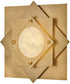 Claude LED-Light Medium LED Flush Mount in Heritage Brass