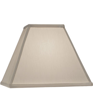 5x12x9 Ivory Shadow Tapered Square Hardback Lampshade