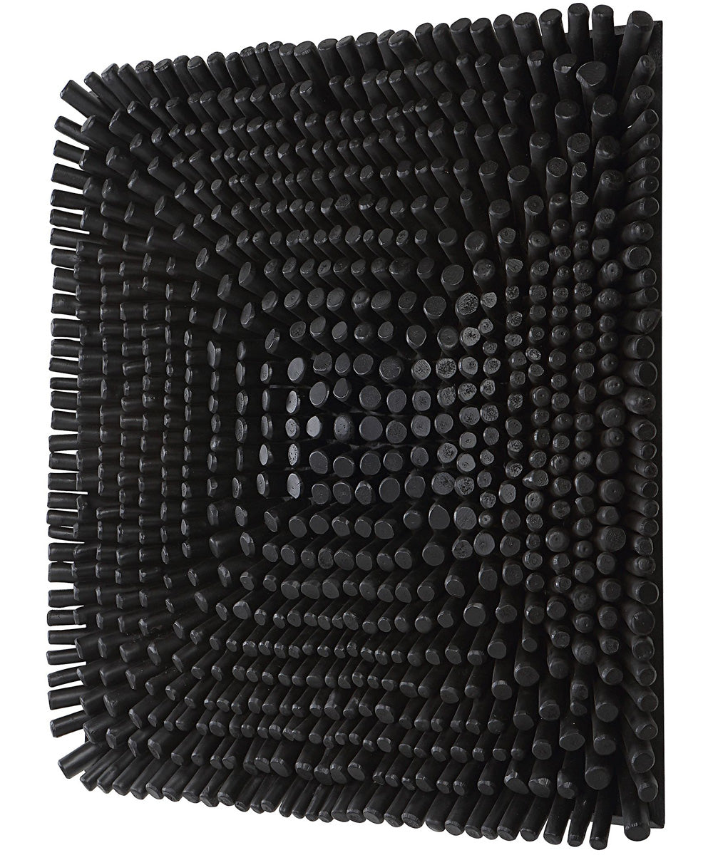 Portside Black Wood Wall Panel