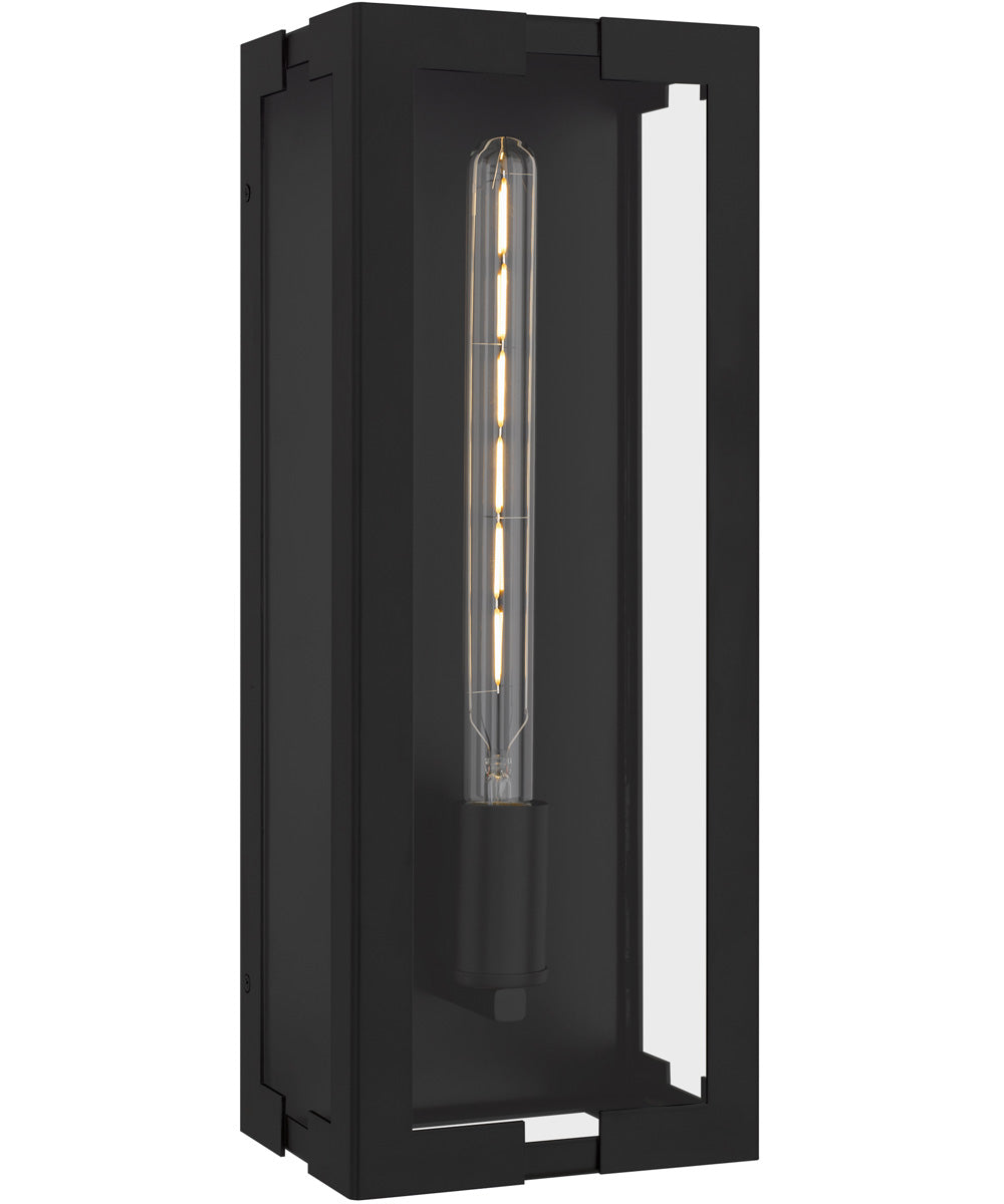 Young 1-light Outdoor Wall Light Matte Black