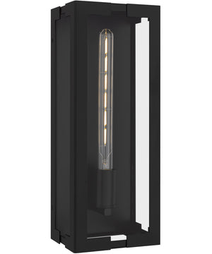 Young 1-light Outdoor Wall Light Matte Black